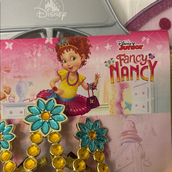 Disney Fancy Nancy Pink and Yellow Costume - Picture 6 of 7
